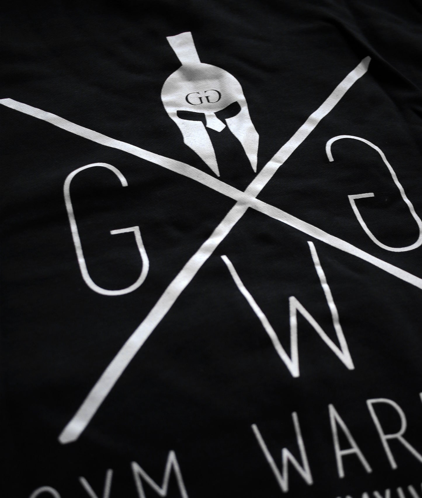 Ärmelloser Gym Hoodie - Schwarz