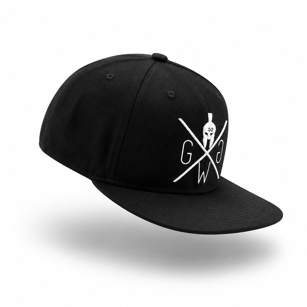 Gestickte Luftlöcher der Snapback im Detail