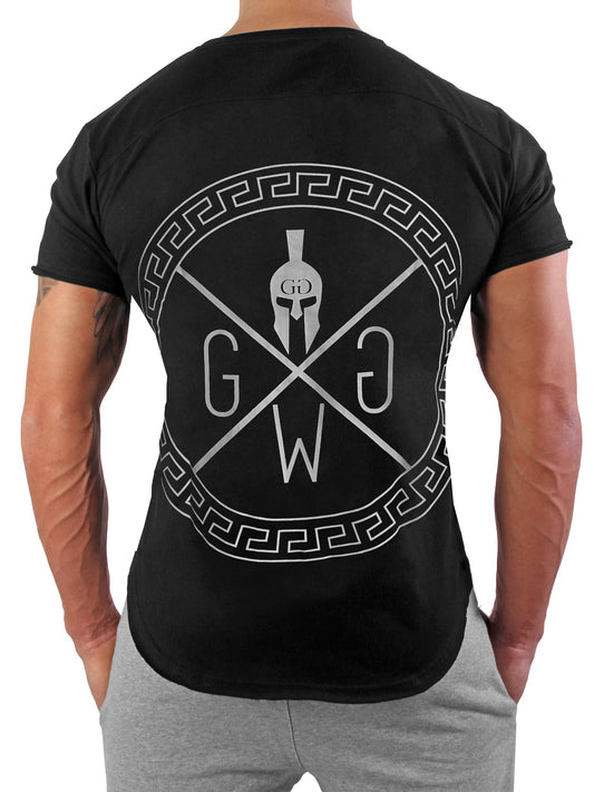 Gym T-Shirt Spartan - Schwarz