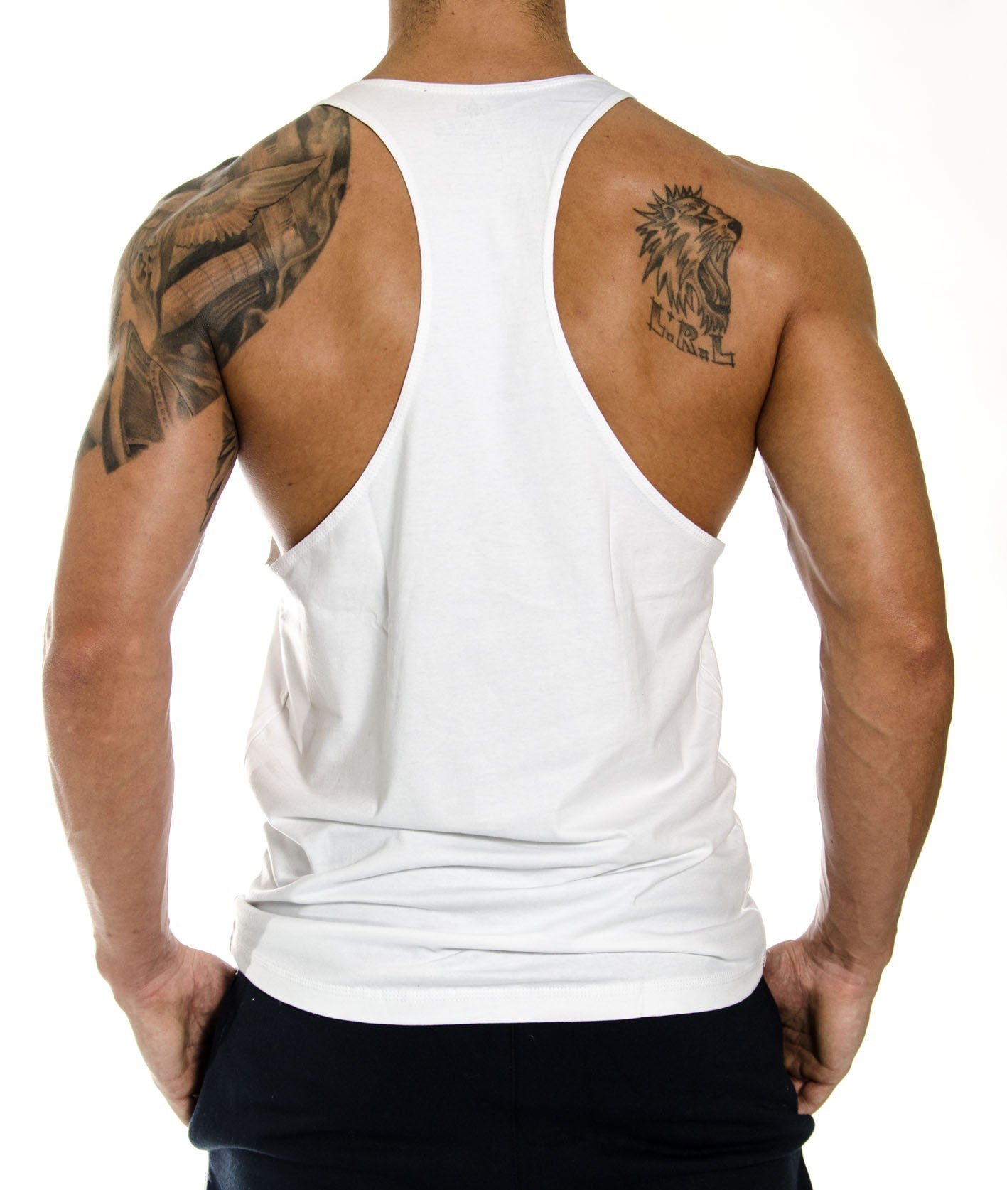 Stringer Tank Top Gym Warriors - Weiss
