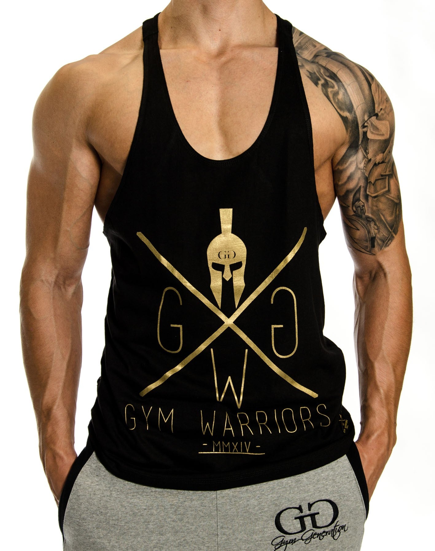 Gym Warriors Stringer - Gold