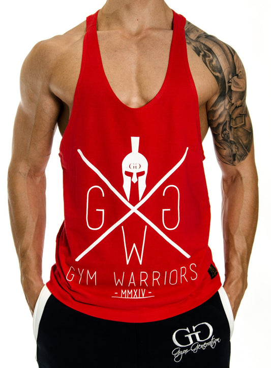 Stringer Tank Top Gym Warriors - Rot