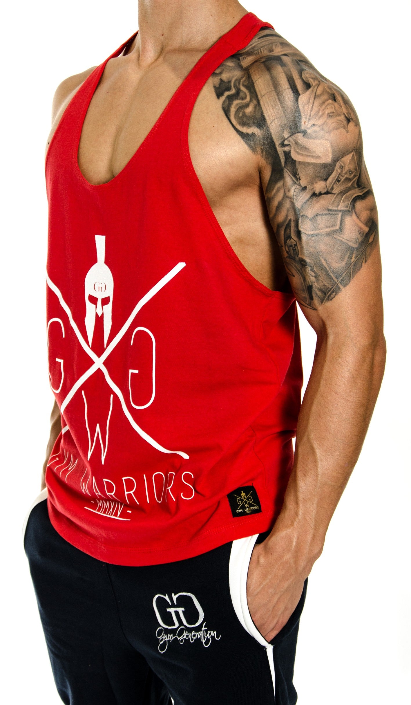 Gym Warriors Stringer - Rot