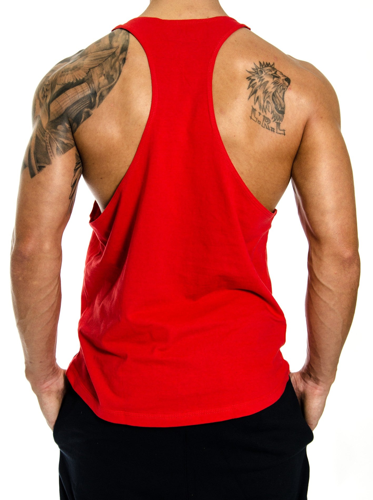 Stringer Tank Top Gym Warriors - Rot
