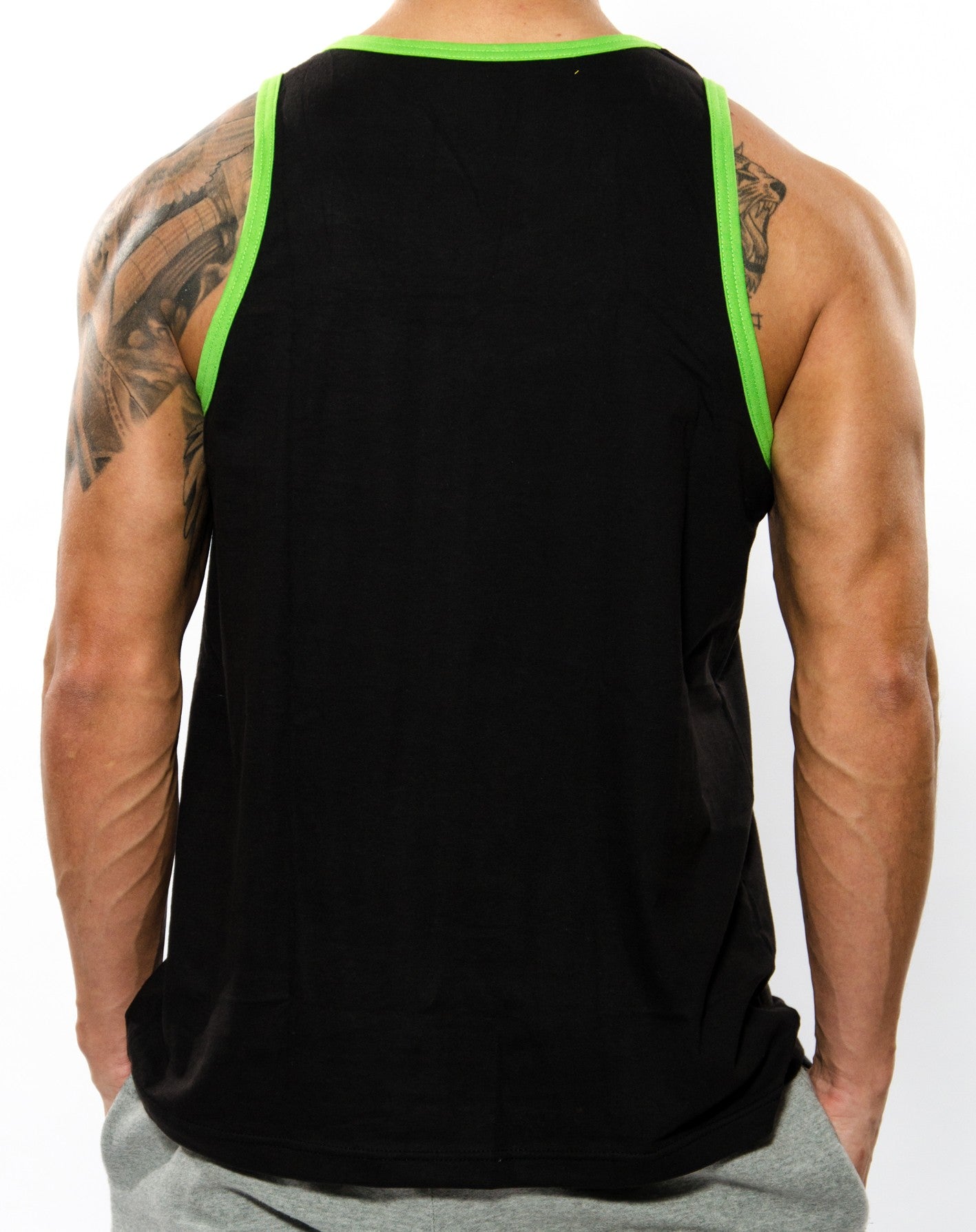 Gym Warriors Tank Top - Lime