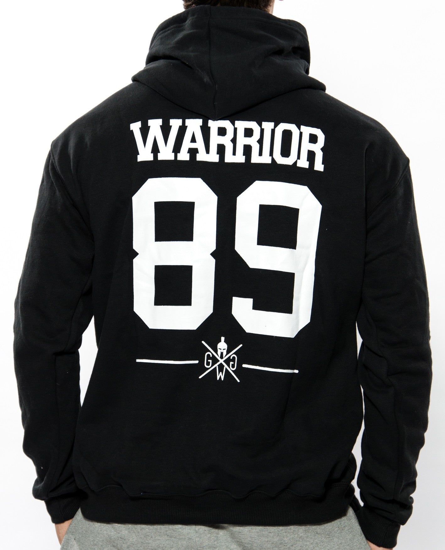 Gym Hoodie Flag - Schwarz