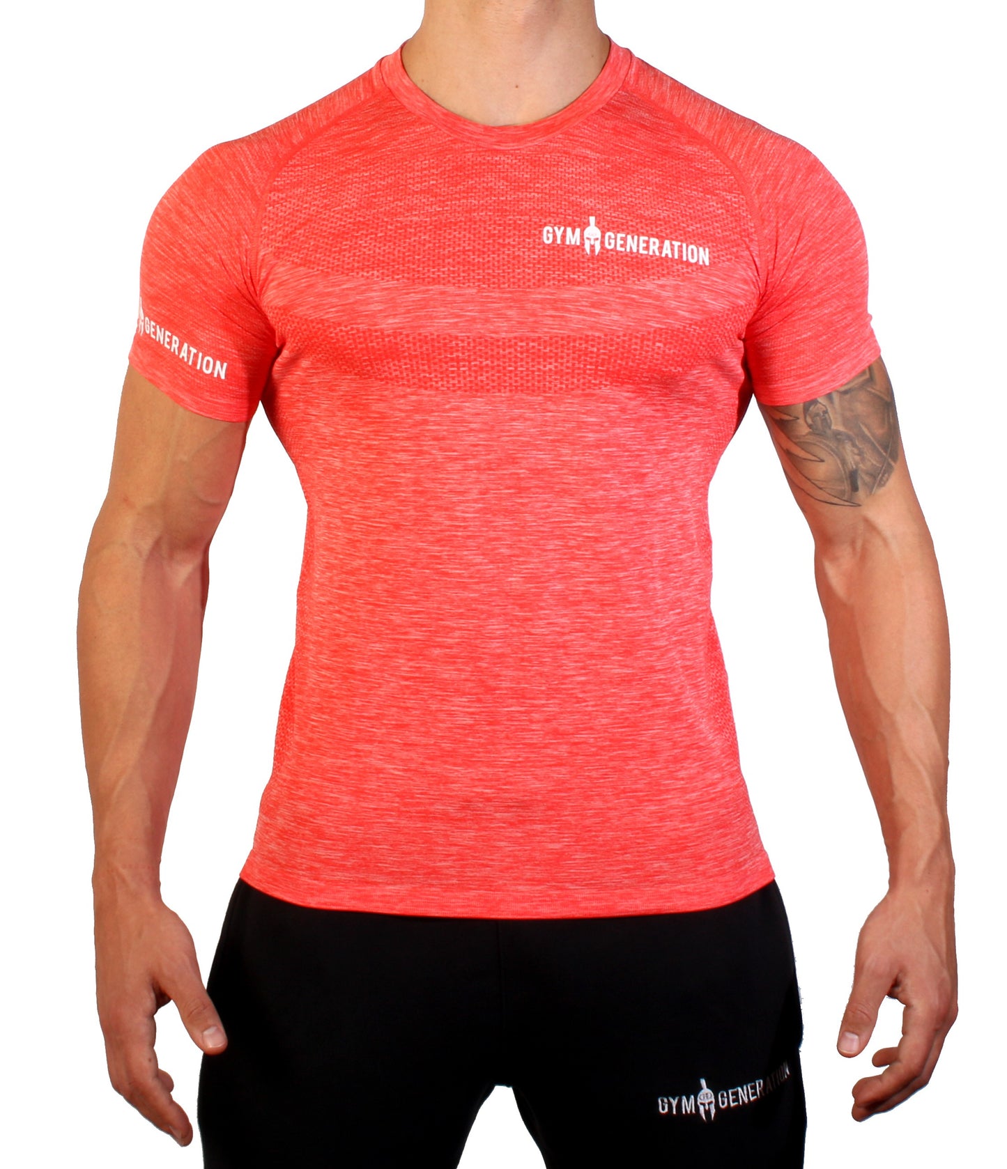 Chemise de fitness sans couture - Flame Red