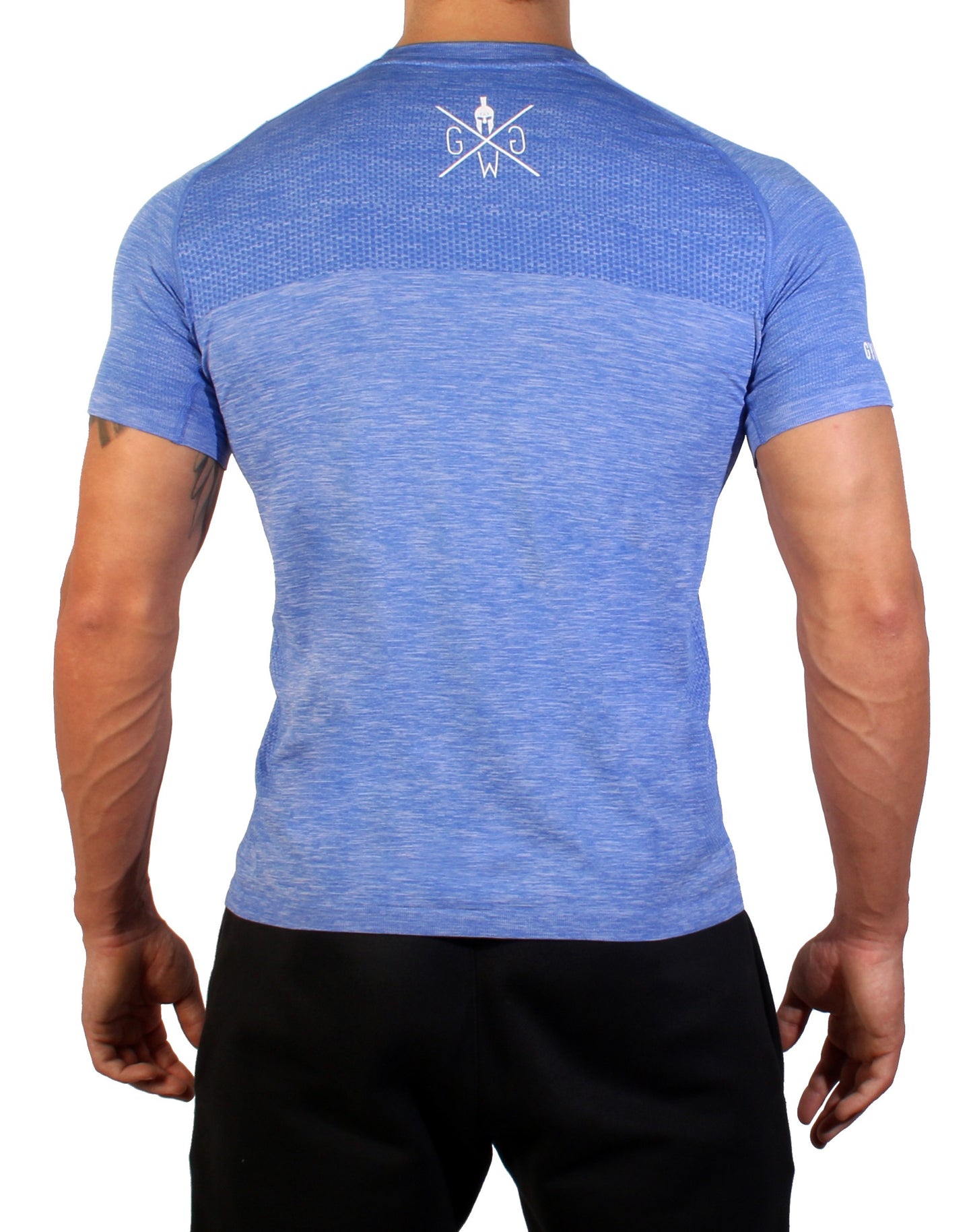 Seamless Fitness Shirt - Blau