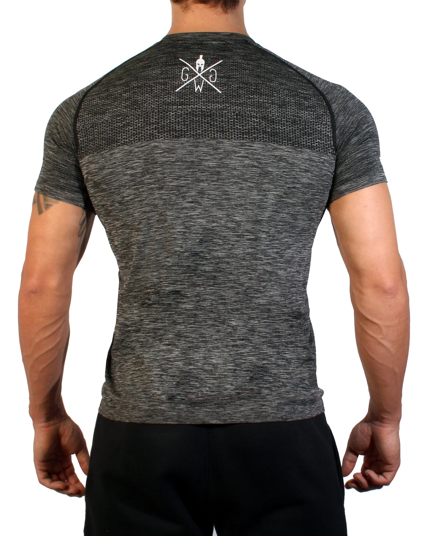 Camisa fitness sin costuras - Gunmetal