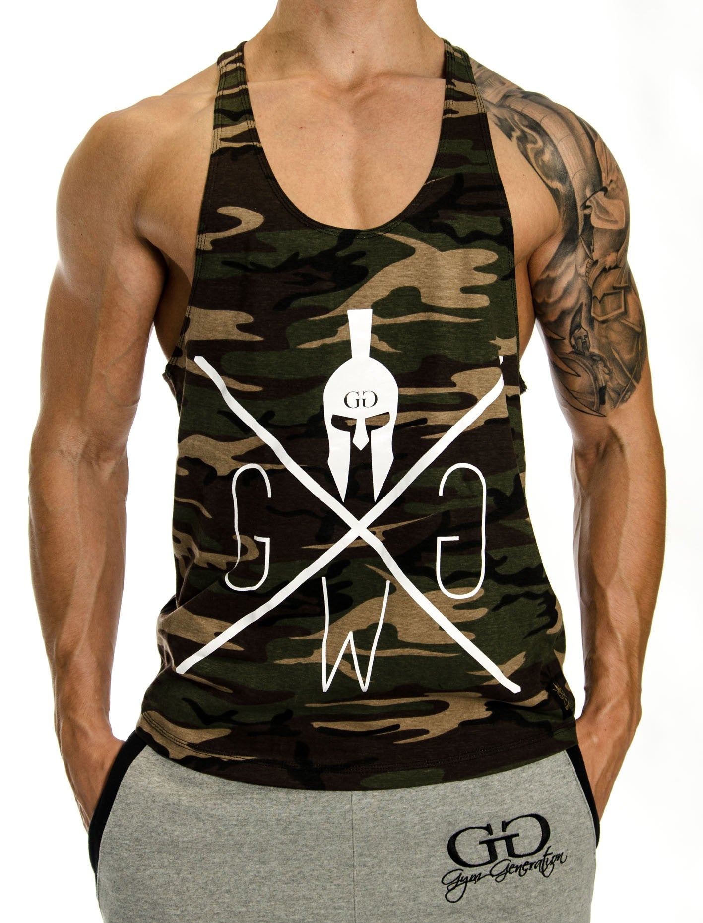 Gym Warriors Stringer - Camo