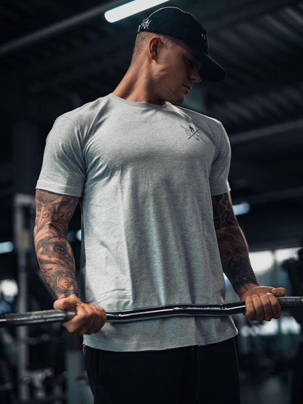 Gym T-Shirt Warrior - Grau
