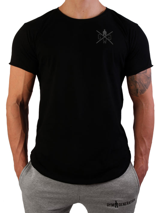 Gym T-Shirt No Pain No Gain - Schwarz