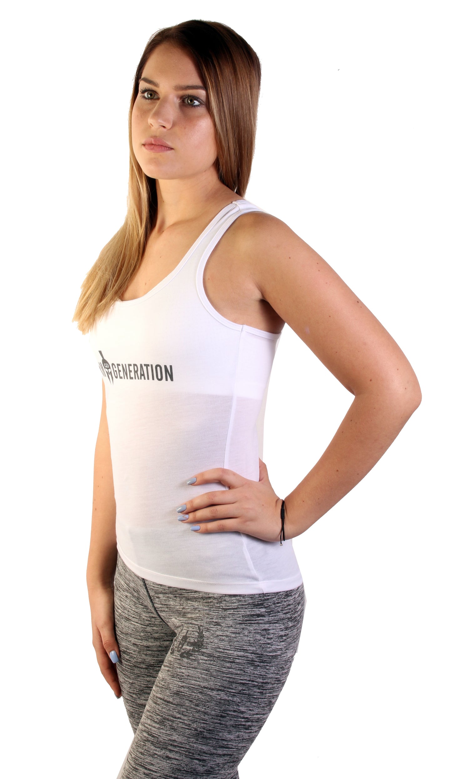 Damen Fitness Top - Weiss