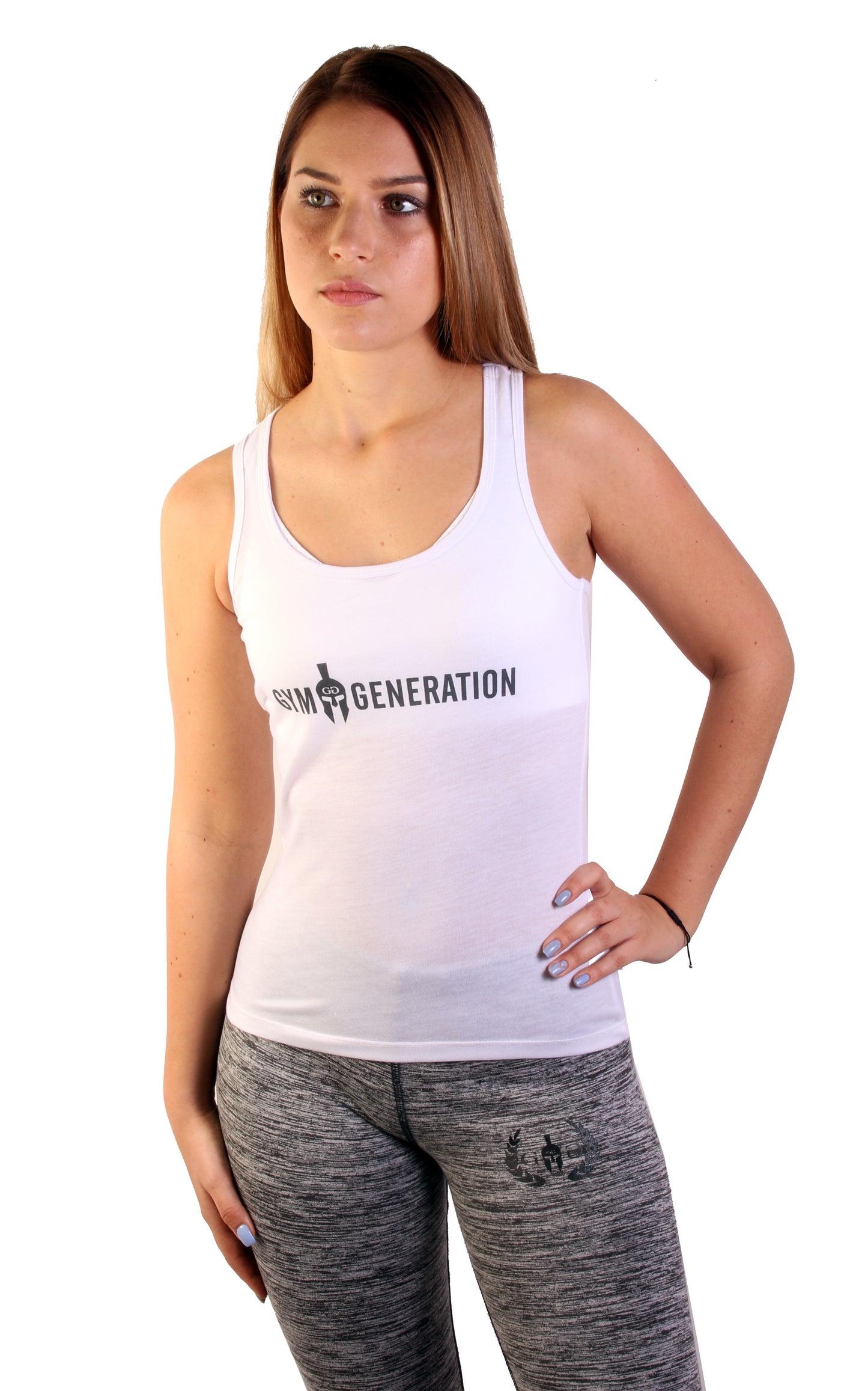 Damen Fitness Top - Weiss