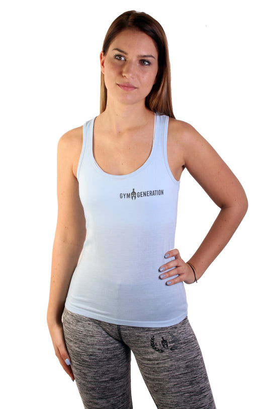 Damen Fitness Top - Hellblau