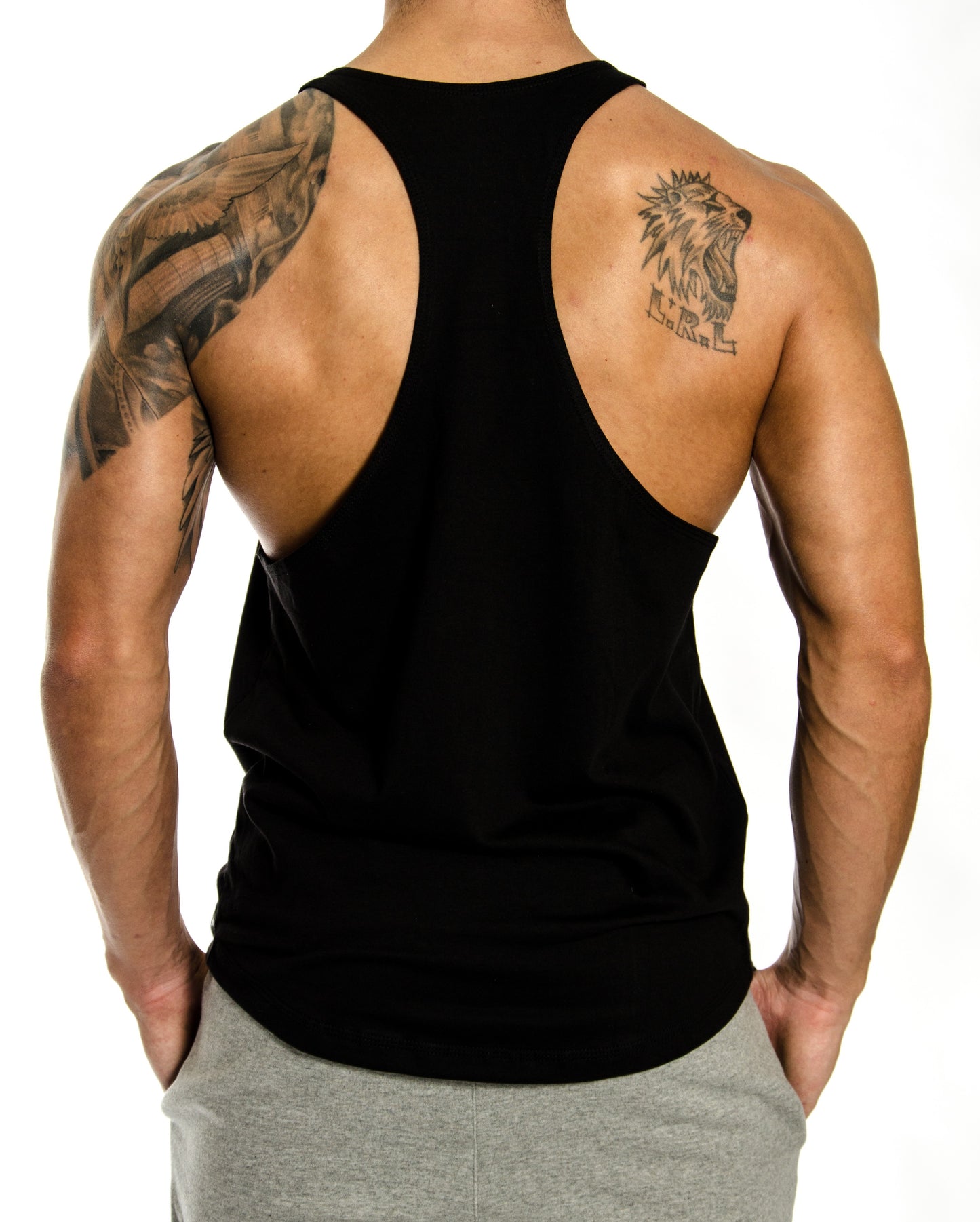 Classic Stringer Tank Top - Schwarz