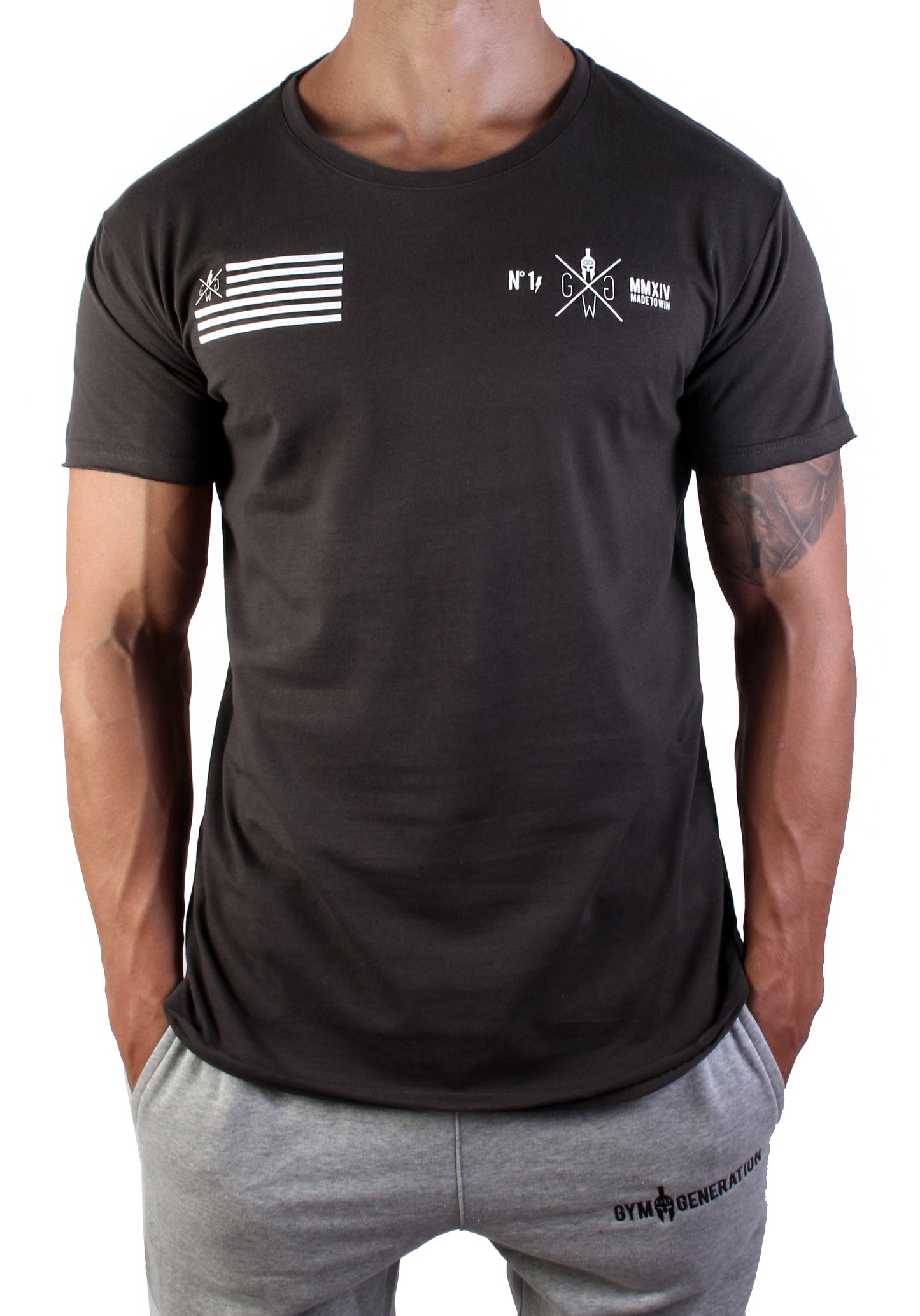Camiseta Fighter - Charcoal