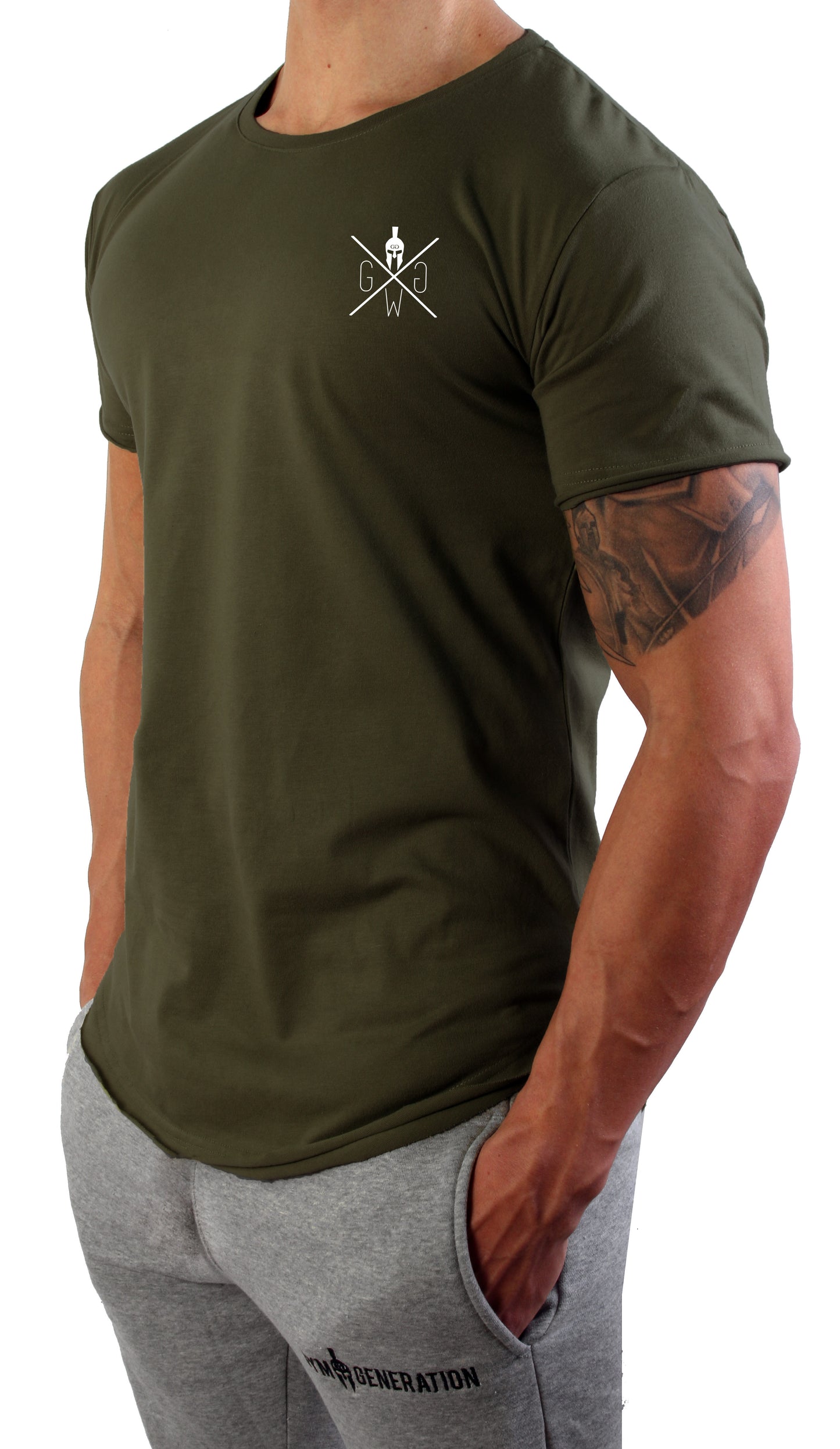 Gym T-Shirt Warrior 89 - Olive