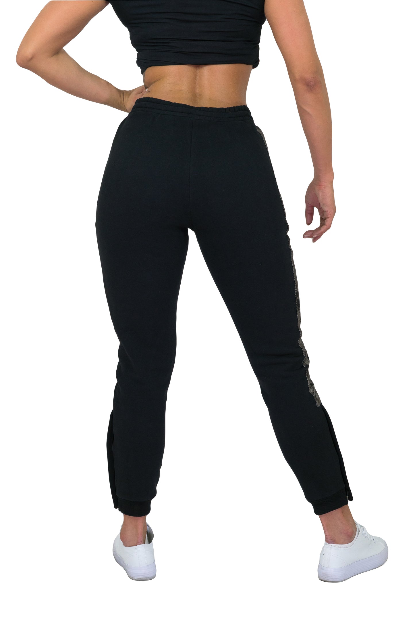 Pantalones deportivos para mujer - negro / camuflaje