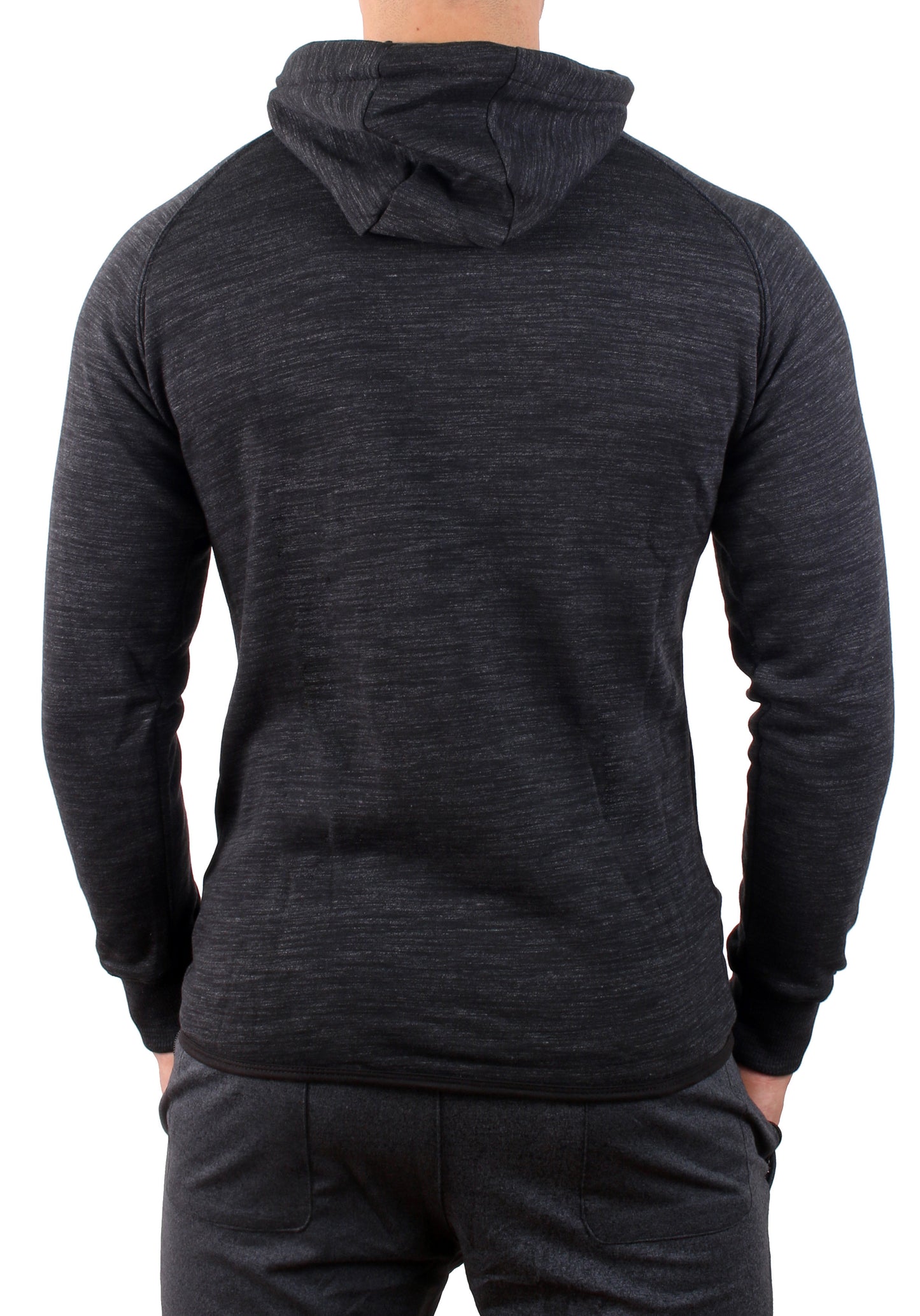 Gym Hoodie mit Reissverschluss - Dunkelgrau
