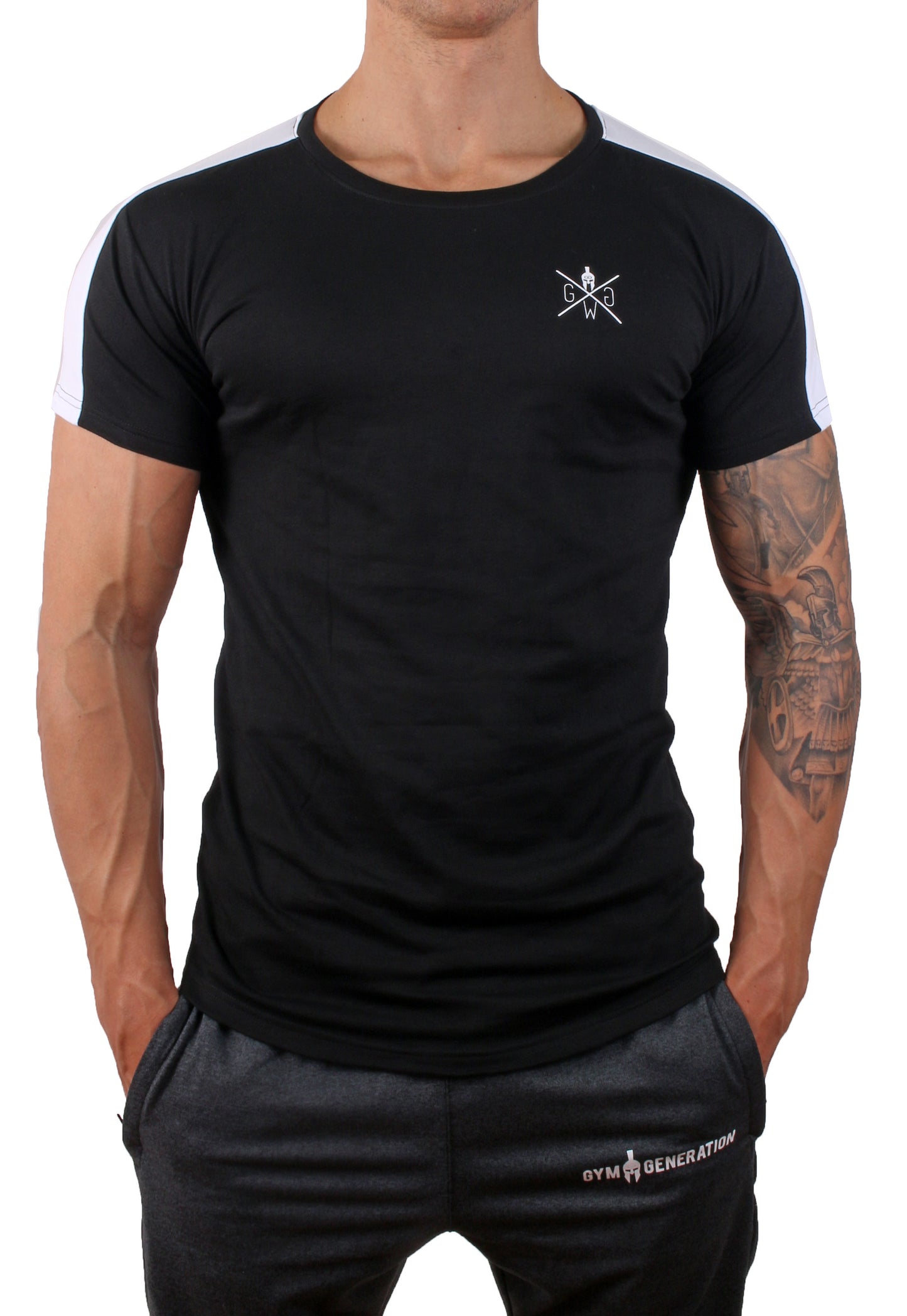 Fitness T-Shirt Urban - Schwarz