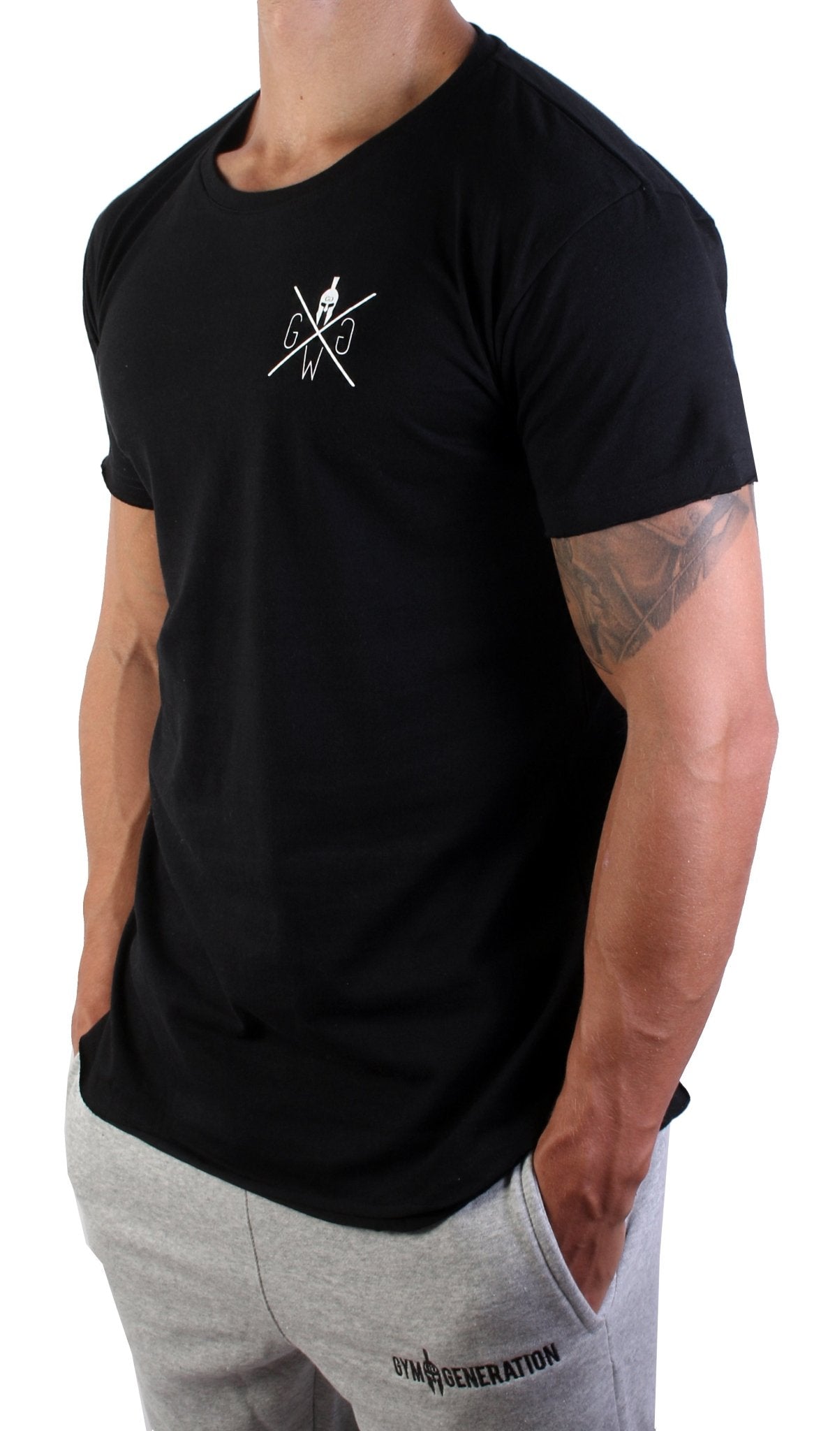 Gym T-Shirt Warrior - Schwarz