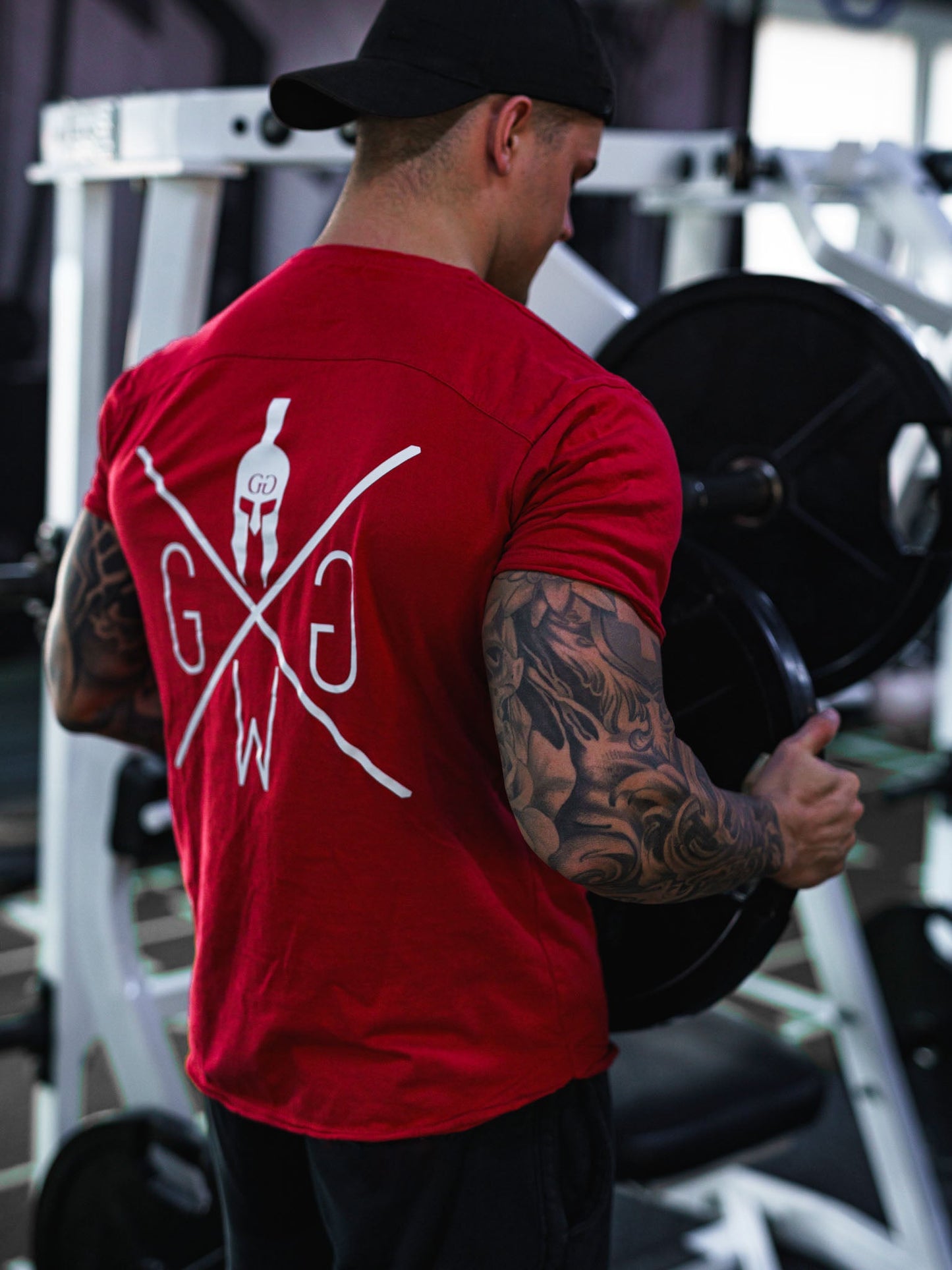 Gym T-Shirt Warrior - Rot