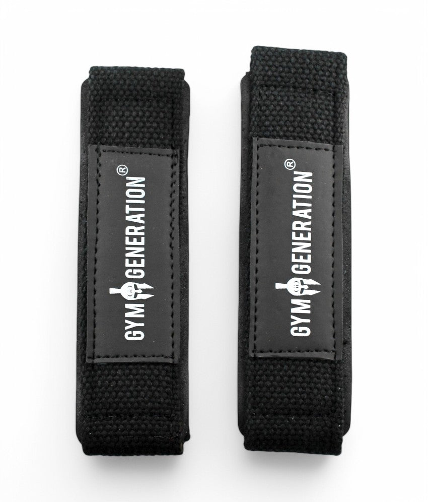 Gym Zughilfen mit Extra Grip - Schwarz