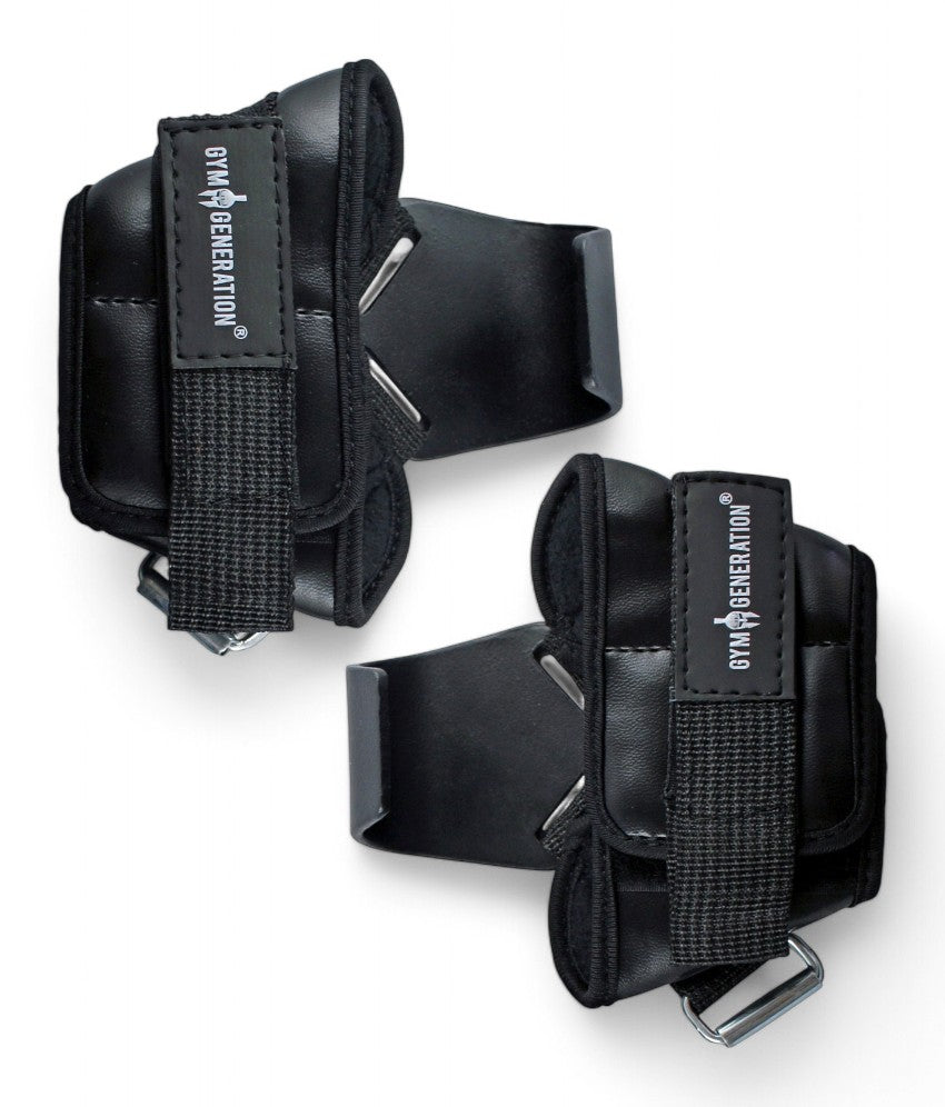 Zughilfen mit Stahlhaken - Schwarz