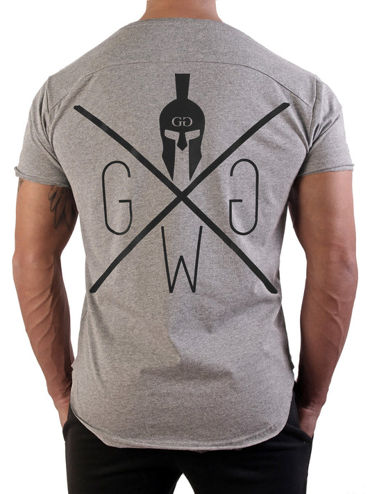 Gym T-Shirt Warrior - Grau