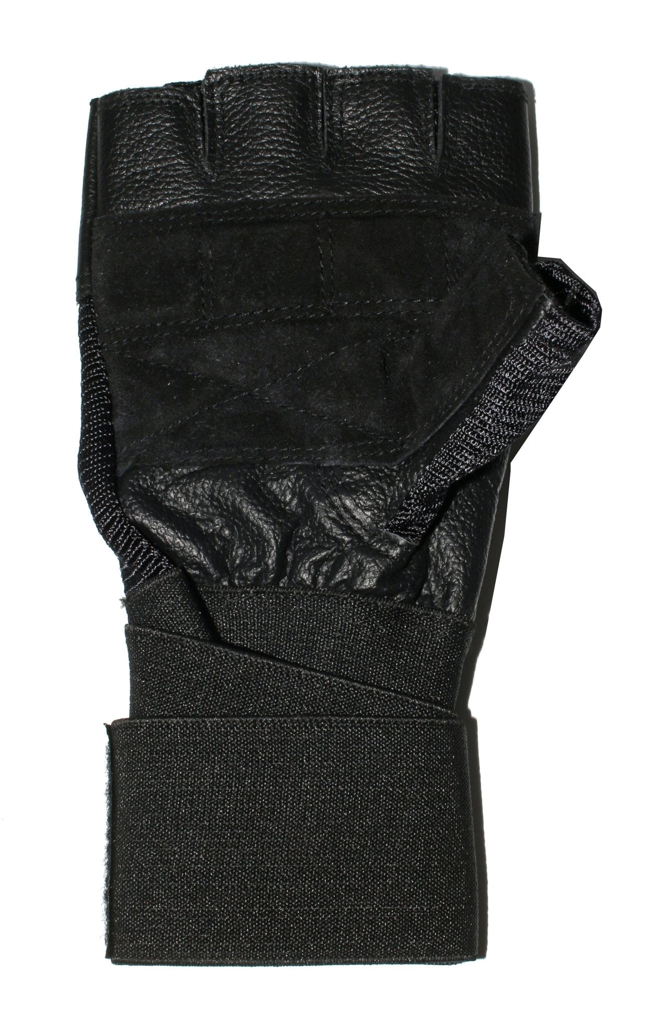 Trainingshandschuhe aus Leder - Schwarz