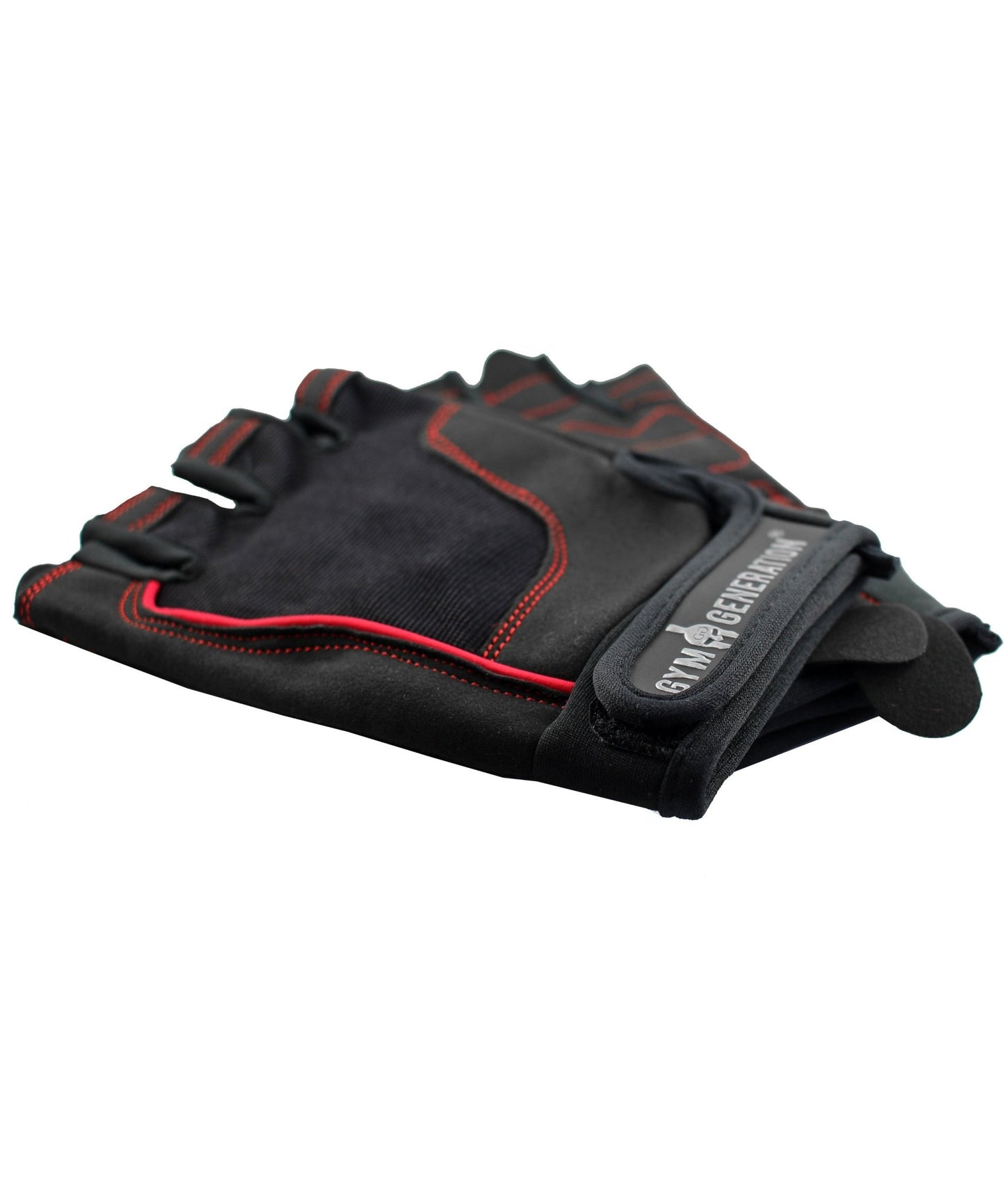 Fitness Handschuhe mit Handpolster - Schwarz