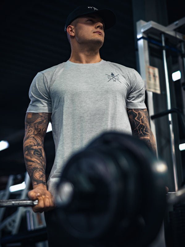 Gym T-Shirt Warrior - Grau