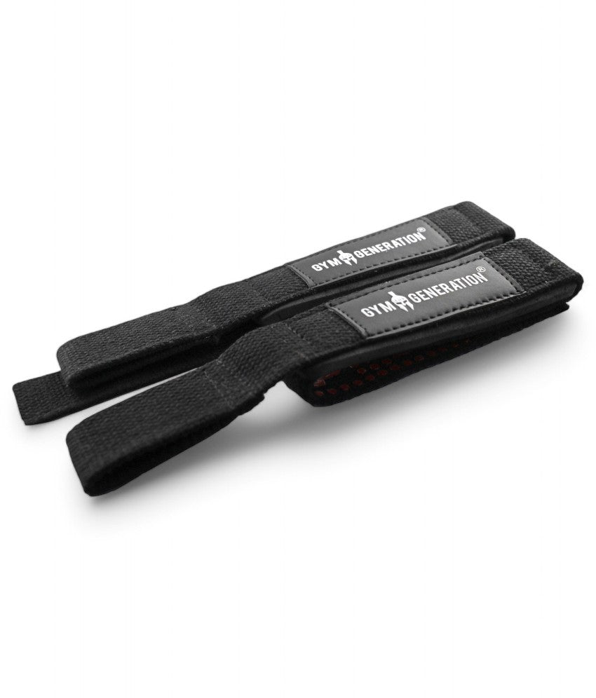 Gym Zughilfen mit Extra Grip - Schwarz