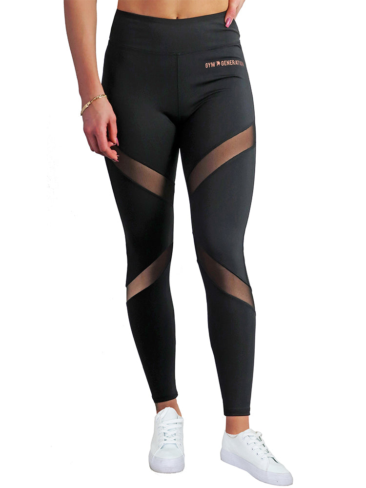 Fitness Leggings Mesh 2.0 - Schwarz