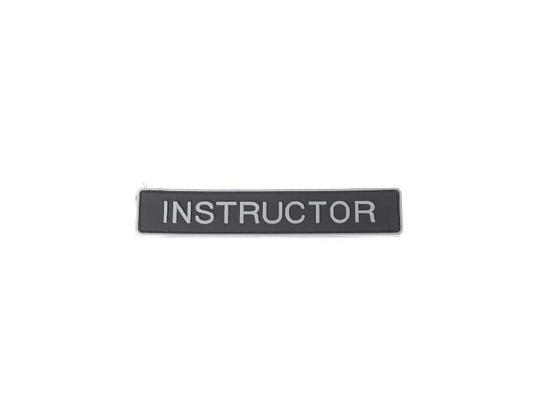"Instructor" Patch mit Klettverschluss