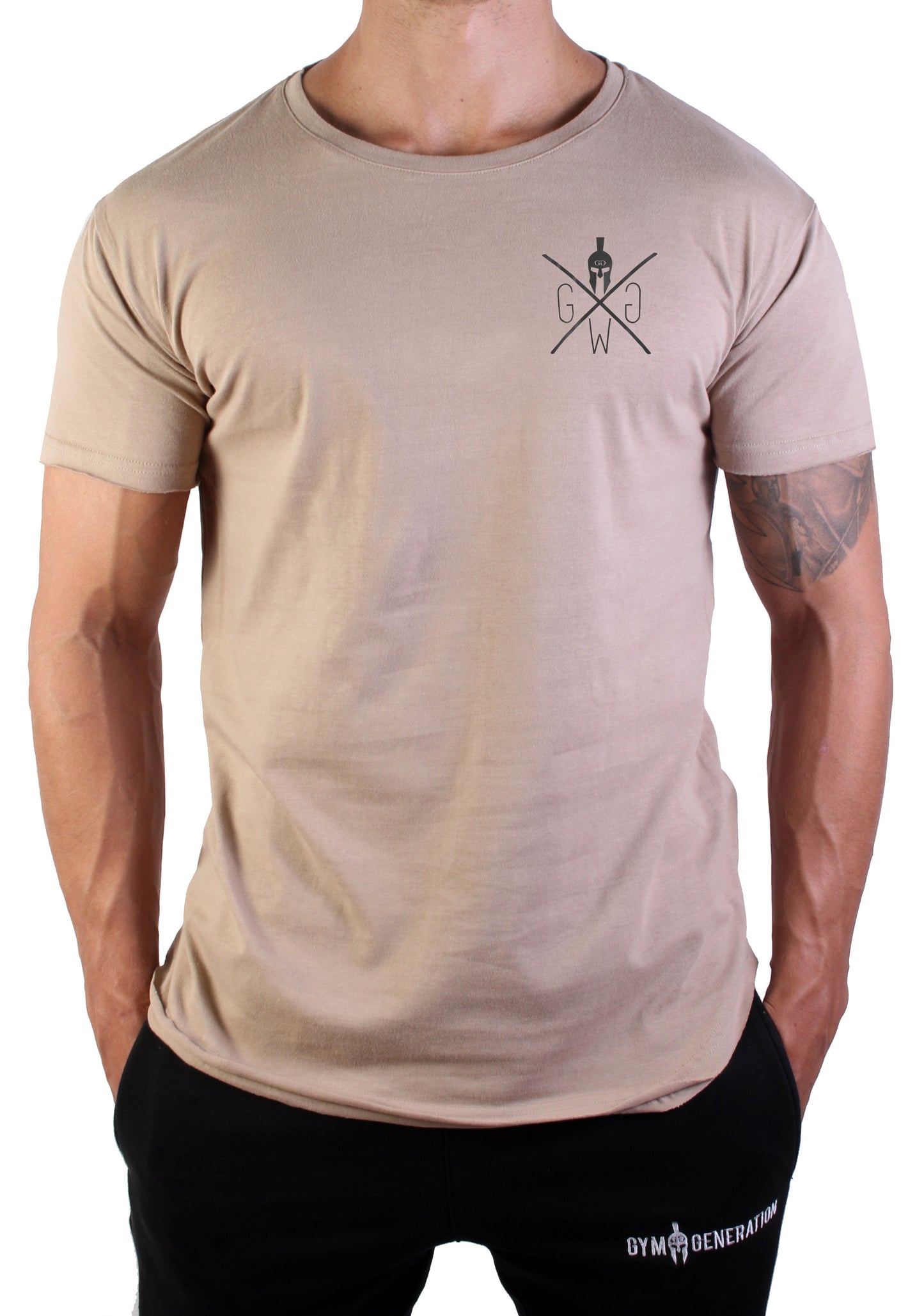 Gym T-Shirt Warrior - Beige