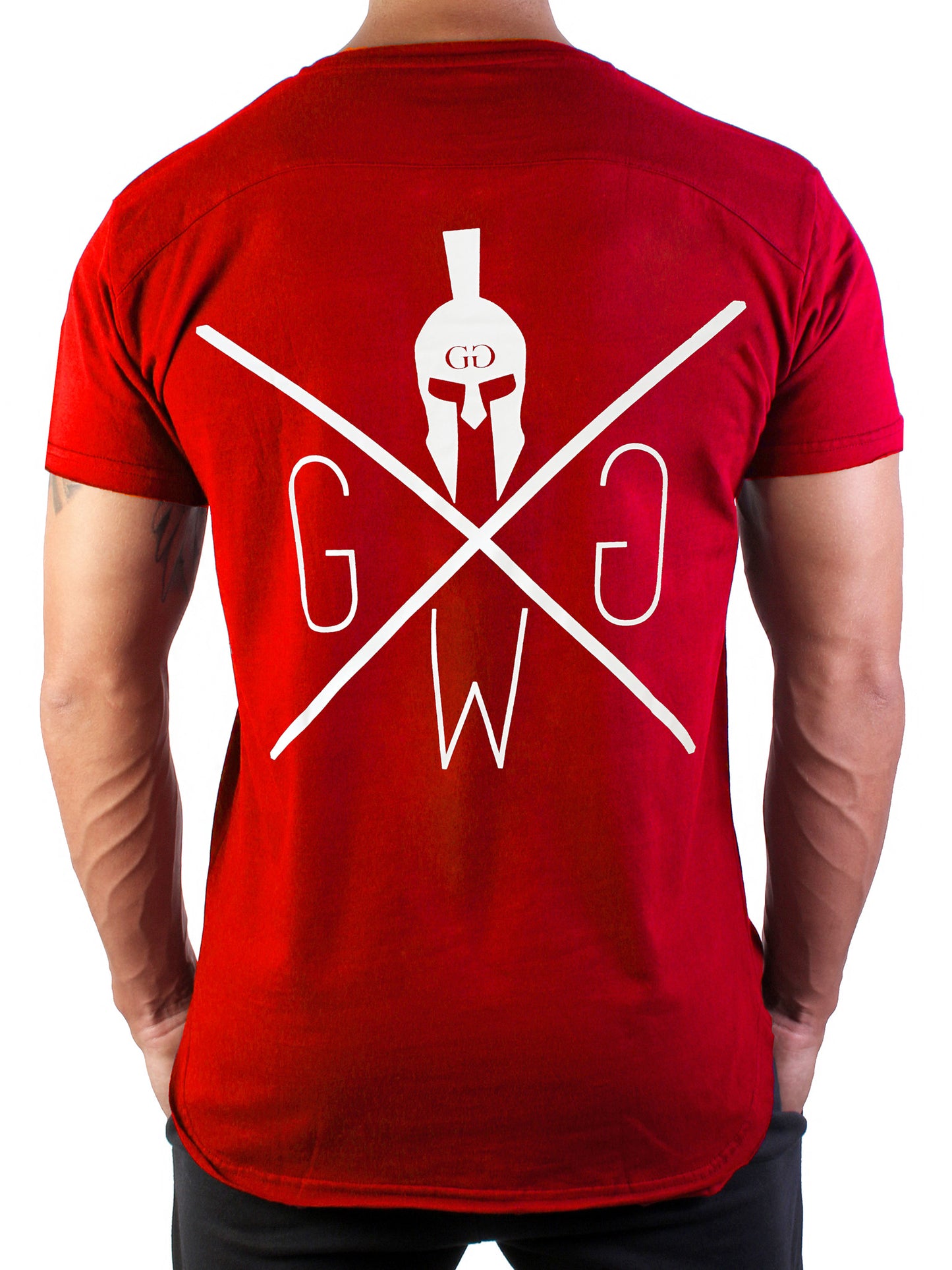 Gym T-Shirt Warrior - Rot