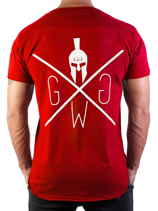 Gym T-Shirt Warrior - Rot