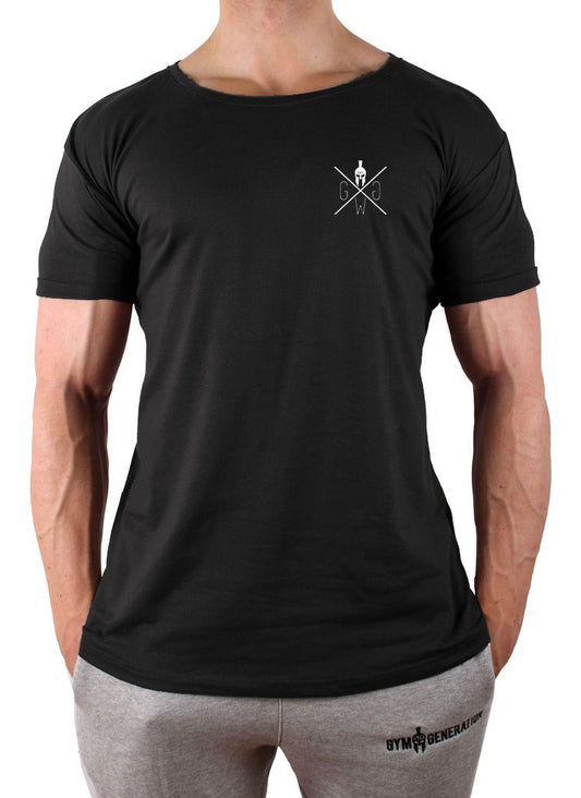 Gym T-Shirt Unleash your Warrior - Schwarz