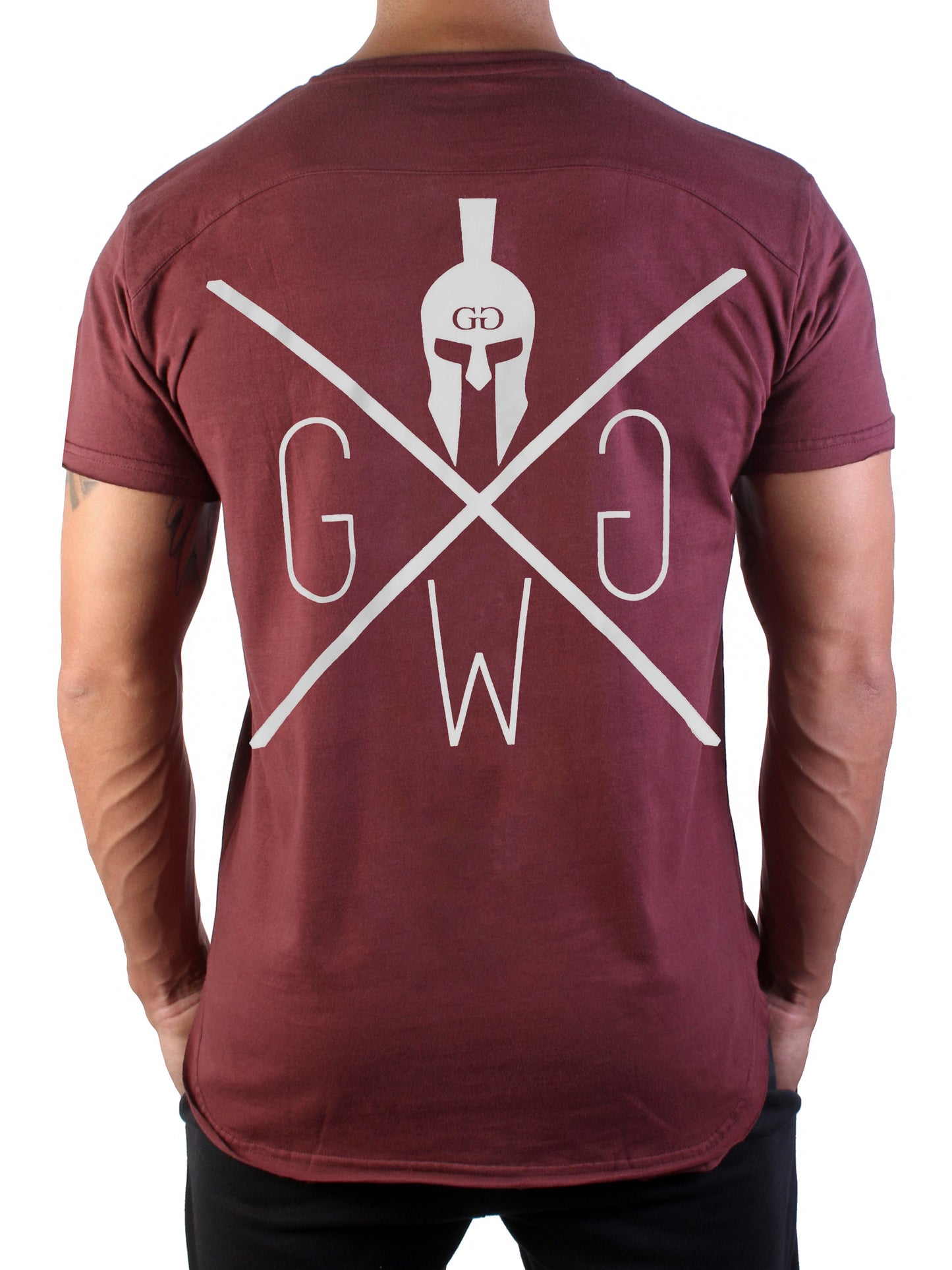 Gym T-Shirt Warrior - Bordeaux