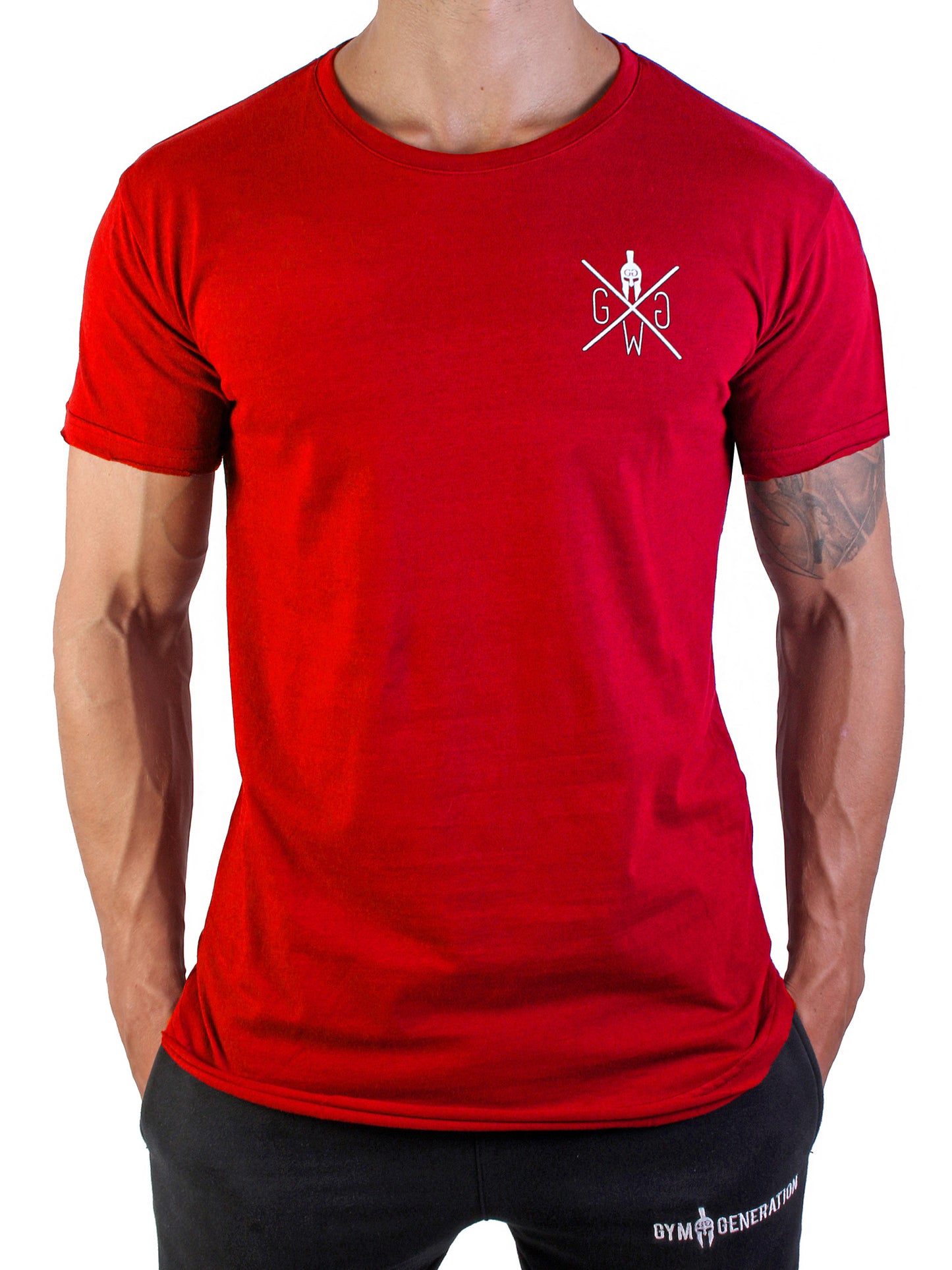 Gym T-Shirt Warrior - Rot