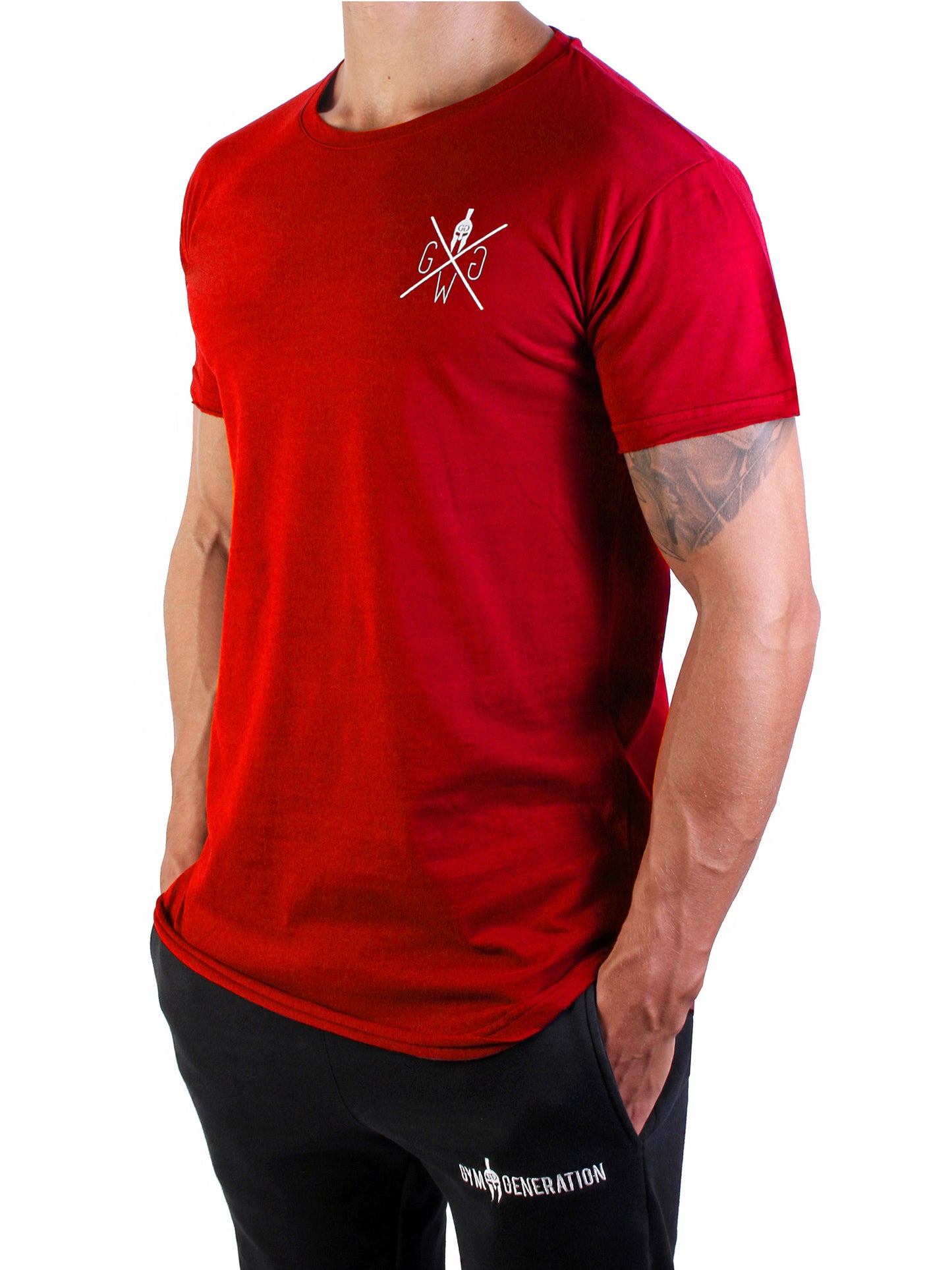 Gym T-Shirt Warrior - Rot