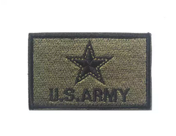 U.S Army Military Patch mit Klettverschluss - Green