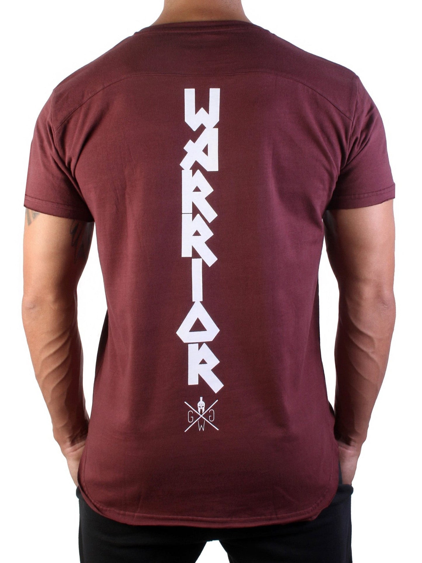 Gym T-Shirt "Fighter" - Burgundy