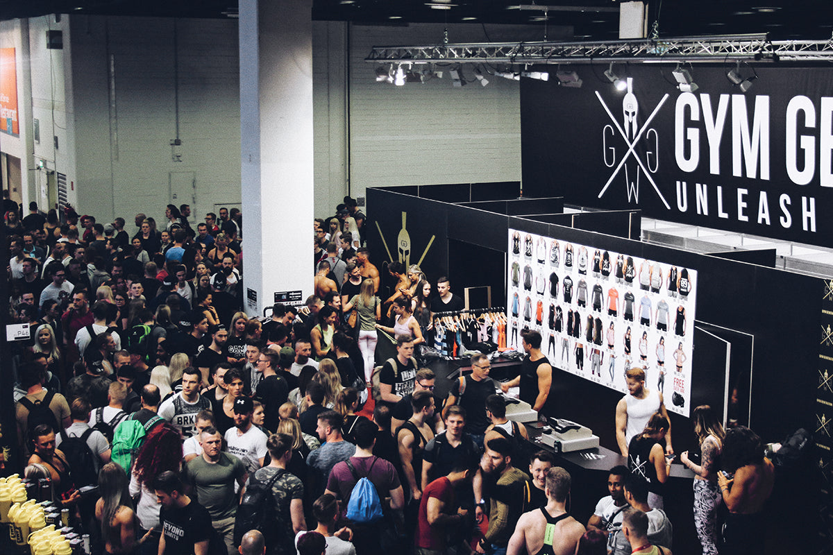 Andrang am Messestand von Gym Generation auf der FIBO in Köln