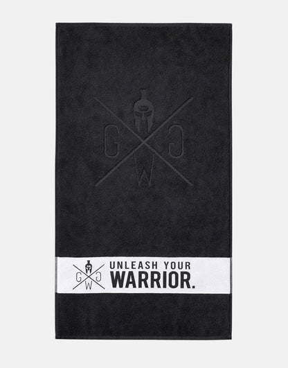 Gym Towel mit Spartaner-Emblem auf dem weißen Band