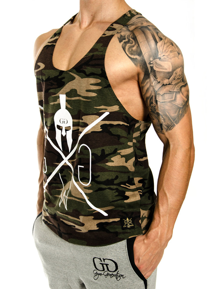 Camo Tank Top für Herren in der Seitenansicht
