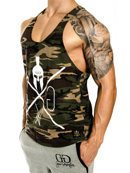 Camo Tank Top für Herren in der Seitenansicht