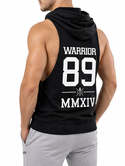 Tanktop mit Kapuze in seitlicher Rückansicht
